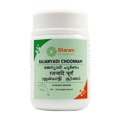 Unlock the Power of Ayurveda: Unveiling the Benefits of Rajanyadi Choornam