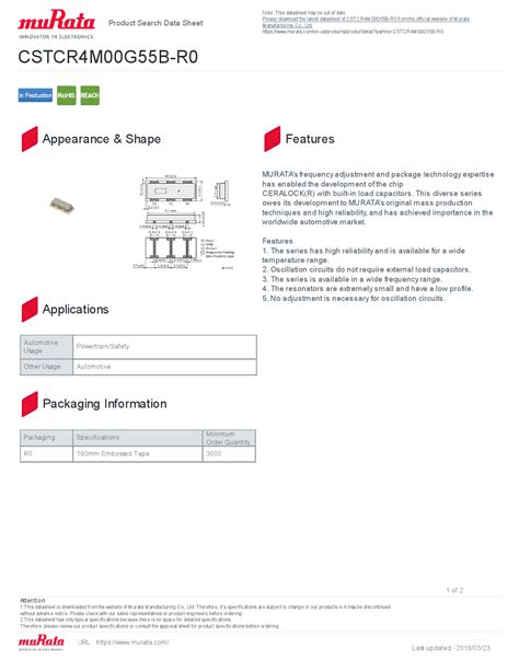 Unlock the Power of CSTCR4M00G55B-R0: A Comprehensive Guide