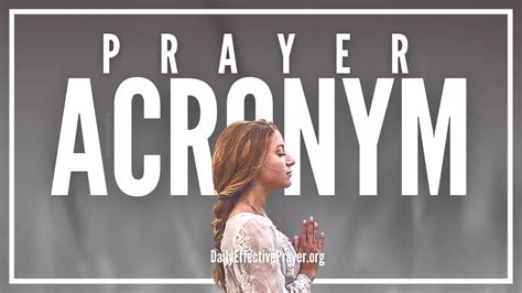 Unlock the Power of Prayer: Unveil the Prayer Acronym That Will Transform Your Devotions