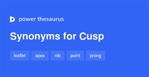 Unlock the Power of Words: Cusp Thesaurus - Find the Perfect Word at the Tip of Your Fingers