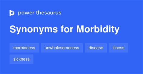 Unlock the Power of Words: Discover the Ultimate Morbidity Thesaurus for Enhanced Healthcare Communication