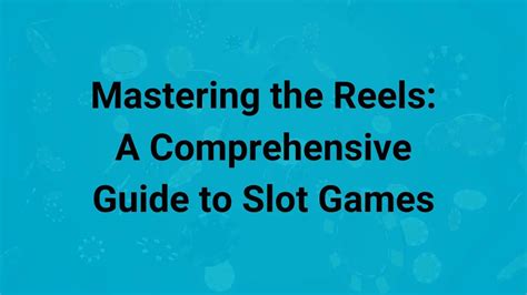 Unlock the Reels: A Comprehensive Guide to Online Casino Slot Games