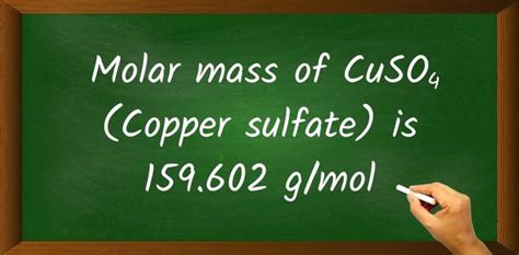 Unlock the Secrets of Copper Sulfate: A Guide to Molar Mass Calculations and Applications