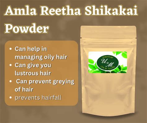 Unlock the Secrets of Healthy, Lustrous Hair with Amla, Reetha, and Shikakai Powder