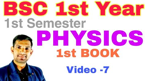 Unlock the Secrets of Physics with Our Comprehensive BSc 1st Sem Physics Notes PDF