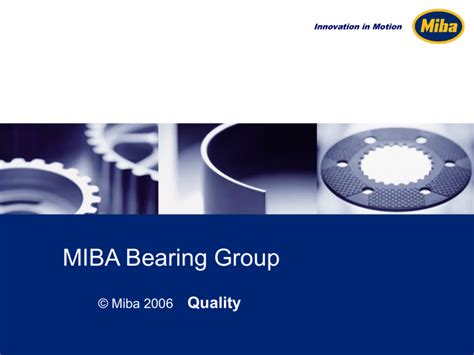 Unlocking Productivity and Efficiency: MIBA's Industrial Bearing Expertise