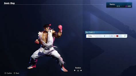 Unlocking Ryu's Costume