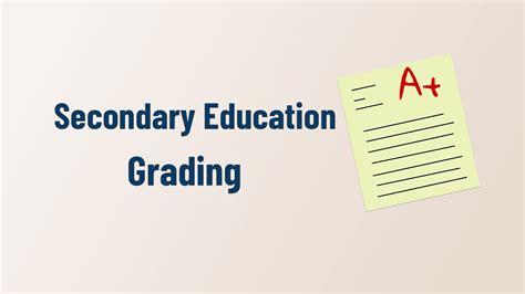 Unlocking Student Success: Navigating the Secondary School Grading System