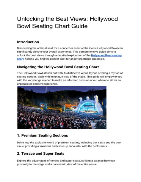 Unlocking the Enchanting Hollywood Bowl: Your Guide to an Unforgettable Musical Journey