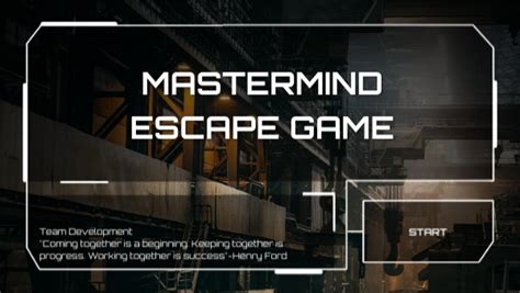 Unlocking the Exhilaration of Mastermind Escape Games