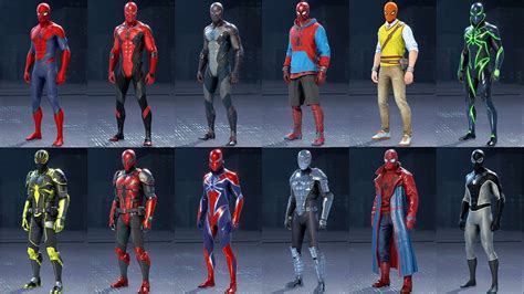 Unlocking the Full Potential of marvel's avengers spider man all suits