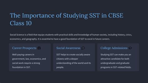 Unlocking the Importance of SST