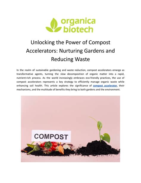 Unlocking the Power of Compost with State-of-the-Art Turning Equipment