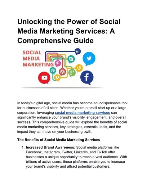 Unlocking the Power of Social Media Marketing: A Comprehensive Guide to Sheilafernnde14