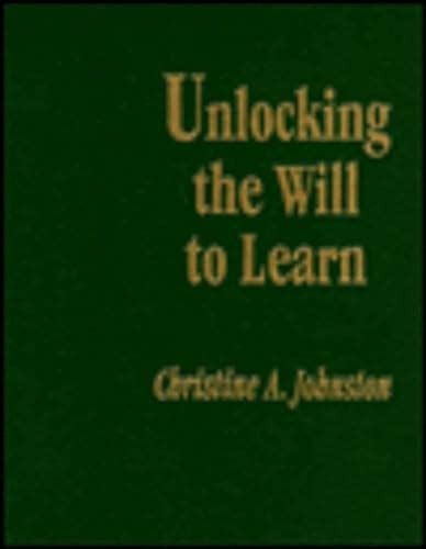 Unlocking the Will to Learn PDF