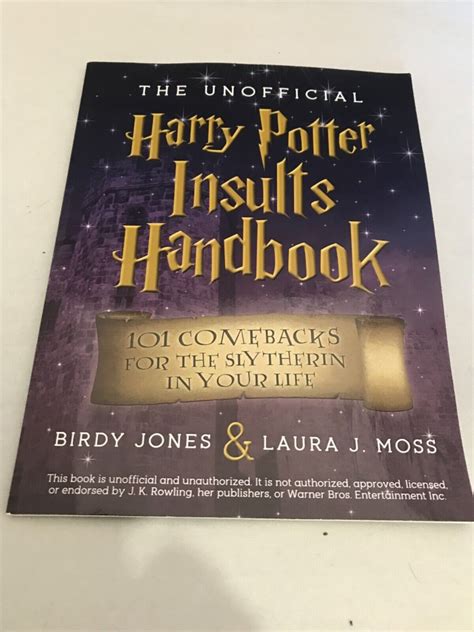 Unofficial Harry Potter Insults Handbook Kindle Editon