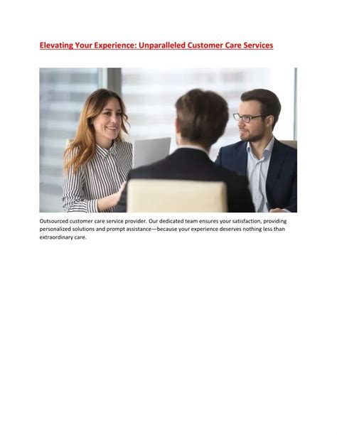 Unparalleled Customer Service and Personalized Care