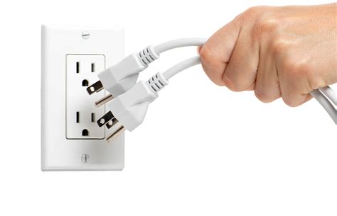 Unplug unused appliances: