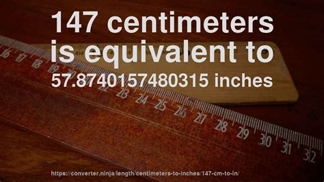 Unraveling the Enigma: 147 cm in Inches - A Comprehensive Guide