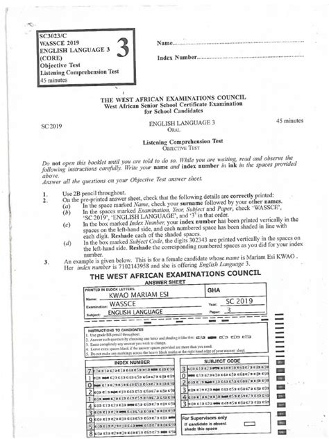 Unraveling the Intricacies of WASSCE 2019 Social Studies: A Comprehensive Guide