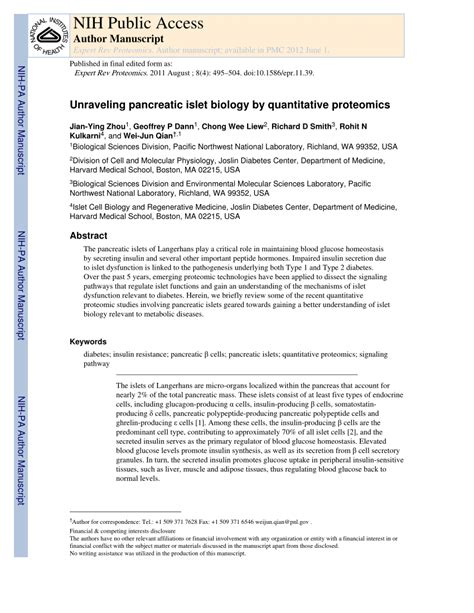 Unraveling the Pancreatic Islet Complex: A Comprehensive Guide