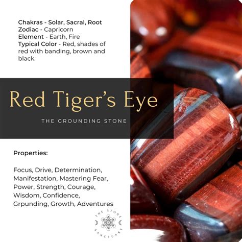 Unraveling the Power of Red Tiger Eye