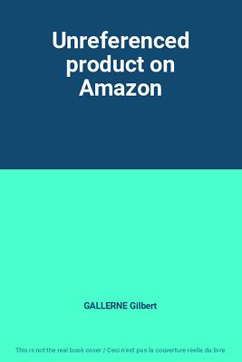 Unreferenced product on Amazon PDF