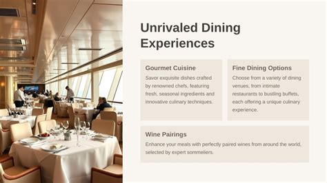 Unrivaled Dining Experiences: