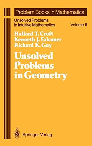 Unsolved Problems in Geometry PDF