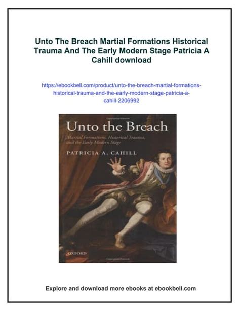 Unto the Breach: Martial Formations PDF