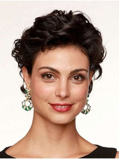 Unveil the Enchanting Allure of Wavy 20" Long Black Remy Human Hair Morena Baccarin Wigs by 2025