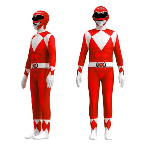 Unveil the Power: A Comprehensive Guide to Children's Red Power Ranger Costumes