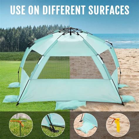 Unveil the Ultimate Beach Haven with WhiteFang Deluxe XL Beach Tent