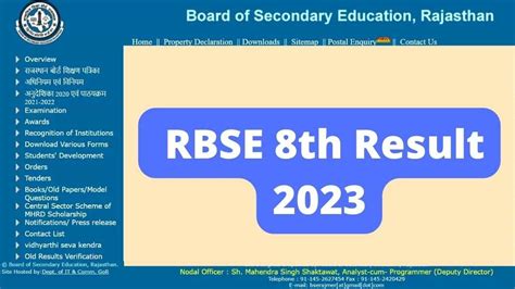 Unveiled! Everything You Need to Know About the RBSE 8th Result 2023