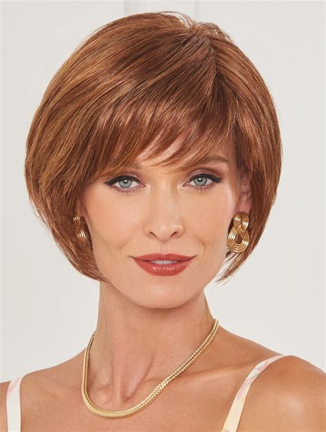 Unveiling the Allure: Auburn Straight Chin Length Monofilament Wigs