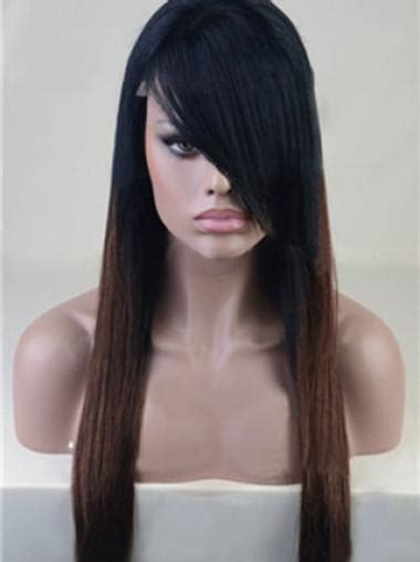 Unveiling the Allure of 22 Inches Straight Ombre Color Full Lace Human Hair Wig