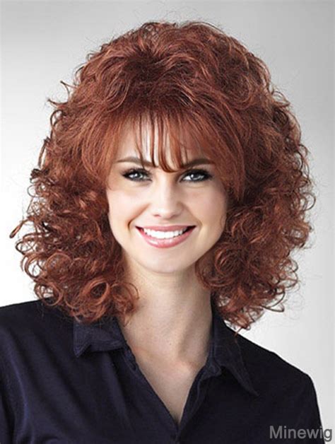 Unveiling the Allure of Auburn Curly Shoulder Length Classic Wigs