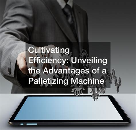 Unveiling the Benefits of Advanced Palletizing Machines