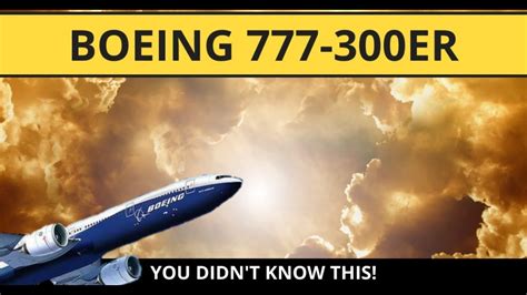 Unveiling the Boeing 777-300ER: The Powerhouse Taking Your Business to New Heights