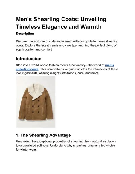 Unveiling the Bubble Coat: A Men's Guide to Style, Warmth, and Comfort