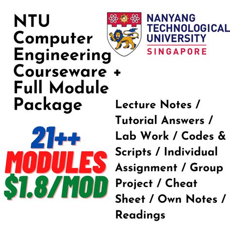 Unveiling the Comprehensive Curriculum of NTU's Computer Engineering Program