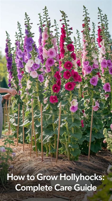 Unveiling the Enchanting World of Hollyhocks: A Comprehensive Guide to Cultivation and Care