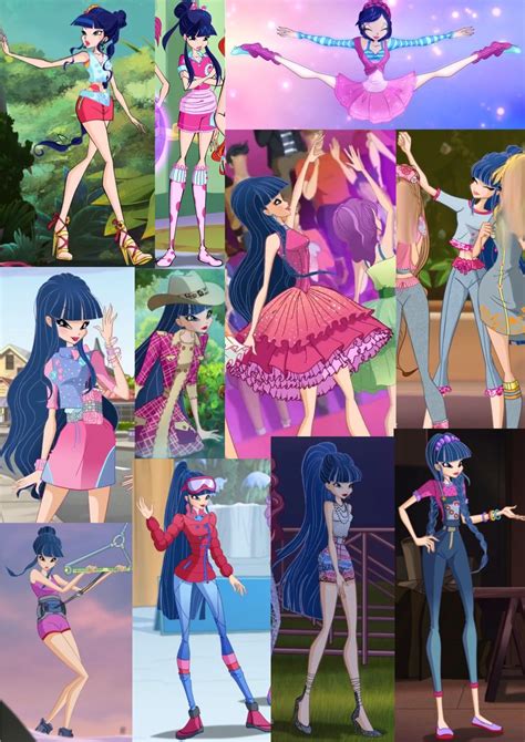 Unveiling the Enchanting World of Musa's Fashionable Outfits in Winx Club