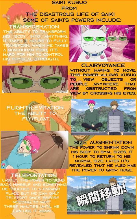 Unveiling the Extraordinary Powers: A Comprehensive Guide to Saiki Kusuke