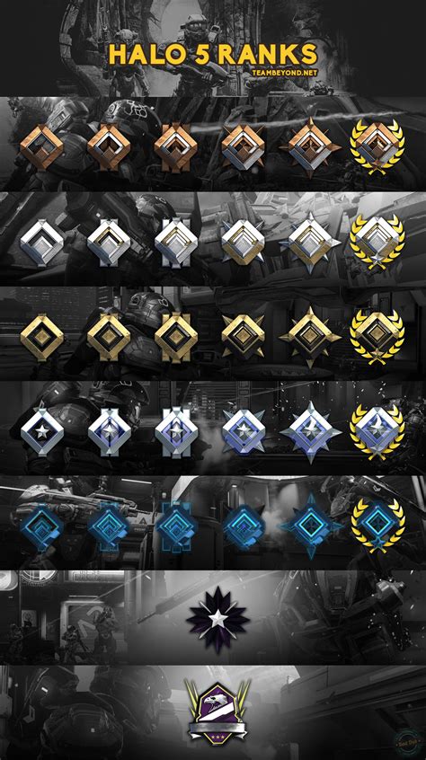 Unveiling the Halo 5 Ranking Hierarchy