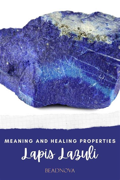 Unveiling the Healing Properties of Lapis Lazuli