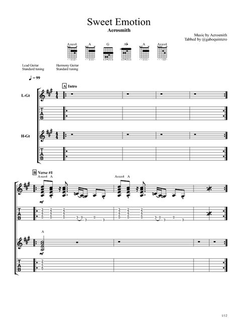 Unveiling the Journey Behind Aerosmith's Sweet Emotion Chords