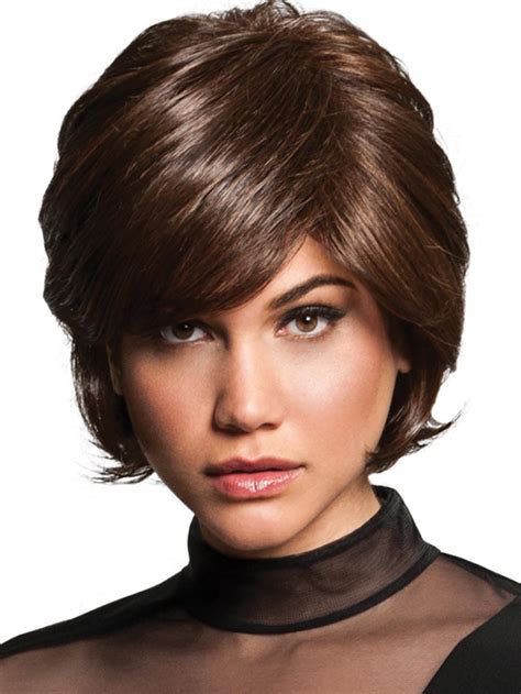 Unveiling the Latest Trends in Synthetic Brown Capless Straight Ladies Short Wigs