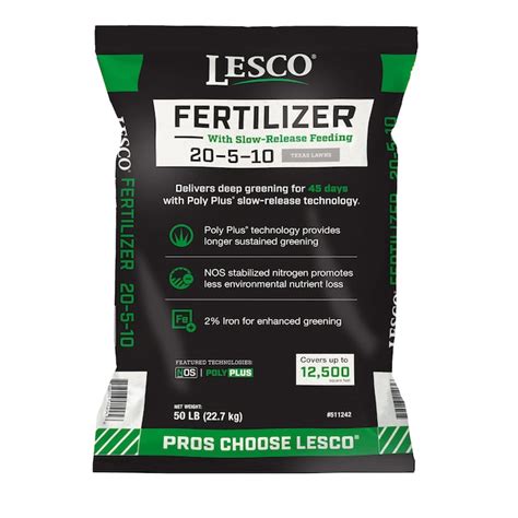 Unveiling the Lesco Fertilizer Dimensions