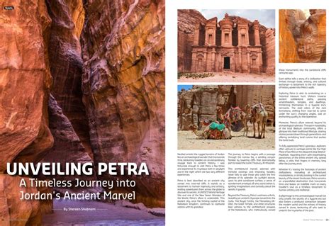 Unveiling the Marvel of Petra: A Timeless Treasury of History and Culture